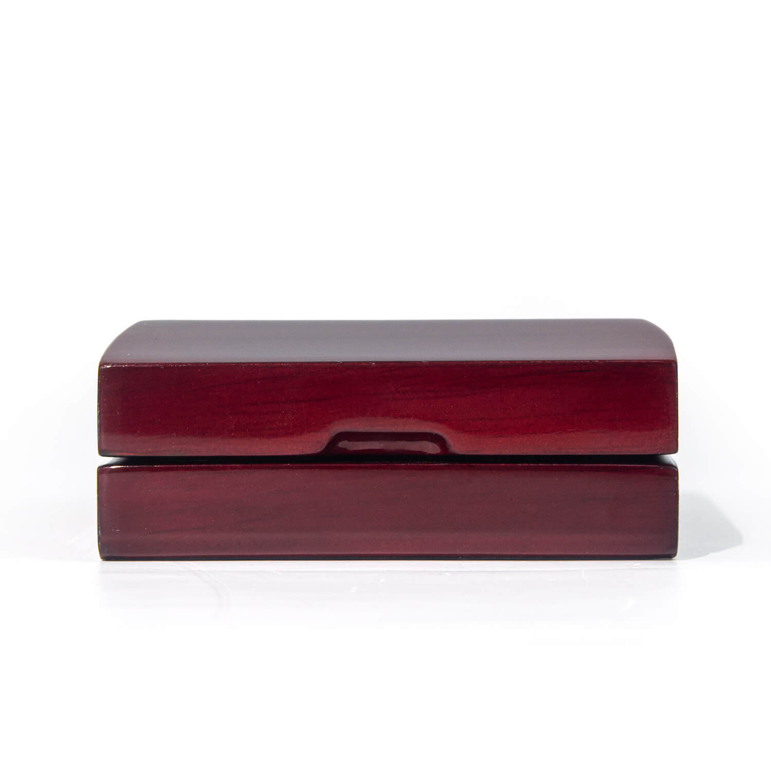 Massivholz-Ohrring-Schmuckverpackung Großhandel Luxus-Ringbox aus Holz Schmuck Geschenk-Ringverpackung Holz-Schmuckschatullen mit Logo